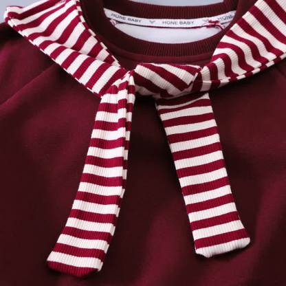 Toddler Striped Shawl Sweatshirt and Pants 2-piece Set - image 6