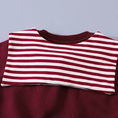 Toddler Striped Shawl Sweatshirt and Pants 2-piece Set - image 7