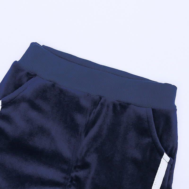 Toddler Velour Contrast Hoodie and Jogger 2-piece Set - image 28