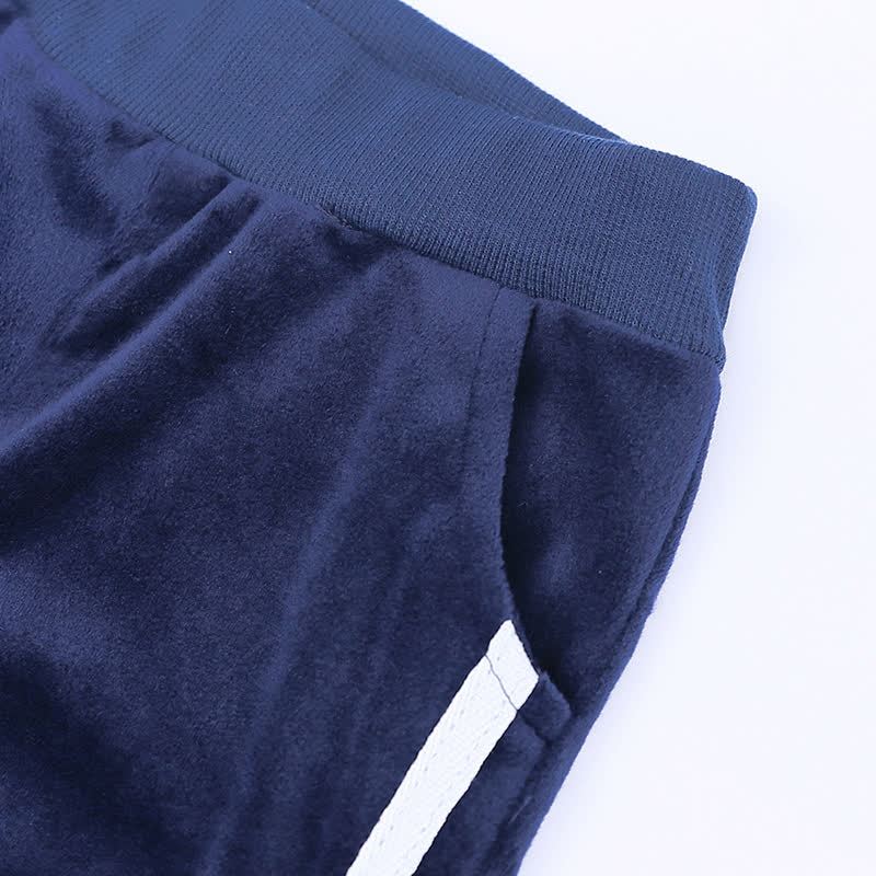 Toddler Velour Contrast Hoodie and Jogger 2-piece Set - image 29