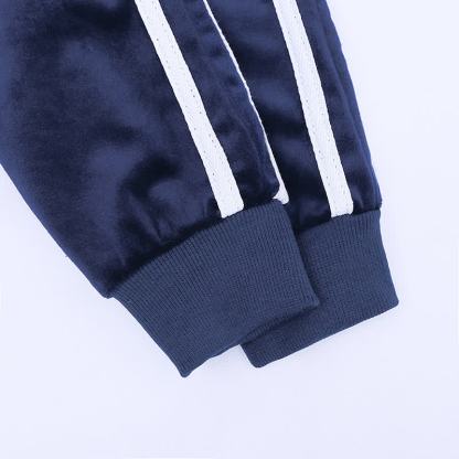 Toddler Velour Contrast Hoodie and Jogger 2-piece Set - image 32