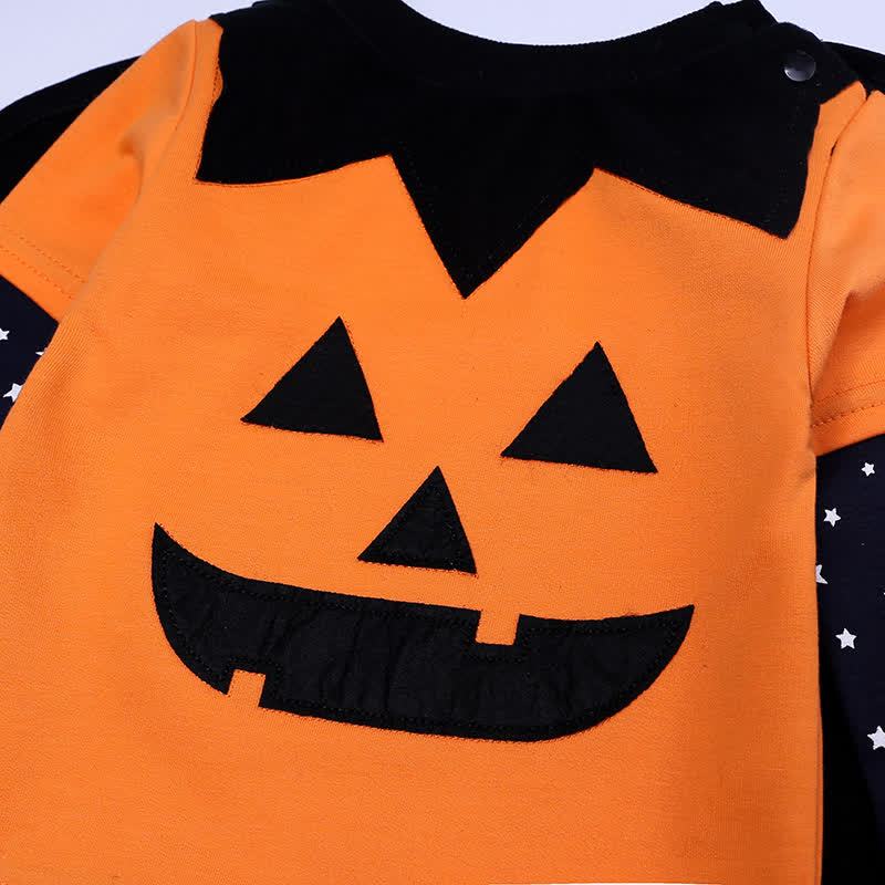 Toddler Baby Pumpkin Halloween 4-piece Set - image 4