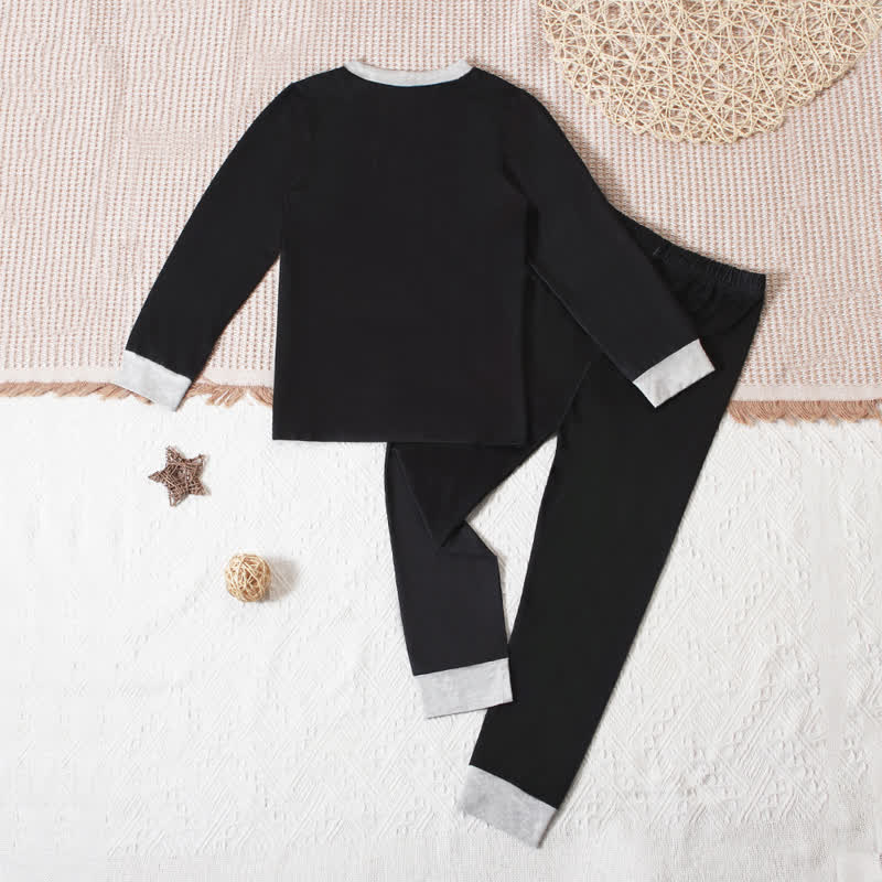 Toddler Skeleton Halloween Long Sleeve Pajama 2-piece Set - image 8