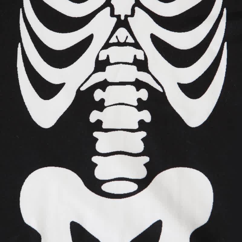 Toddler Skeleton Halloween Long Sleeve Pajama 2-piece Set - image 10