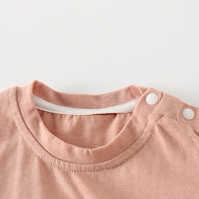 Baby Pink Bunny Tee and Floral Pants 2-piece Set - image 4