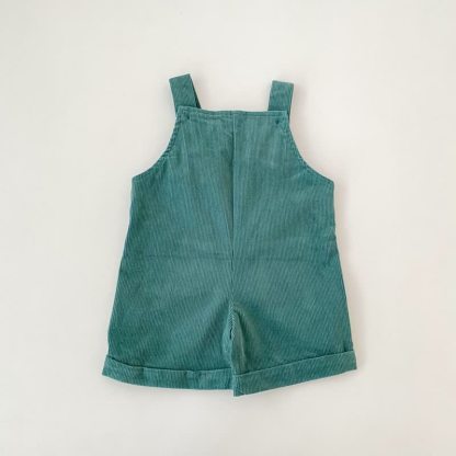 Baby Toddler Green Bunny Corduroy Overalls - image 3