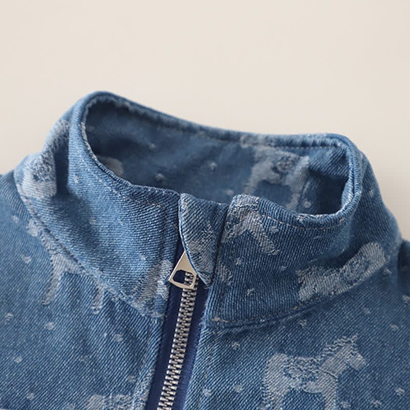Toddler Baby Horse Denim Jacket and Pants 3-piece Set - image 5