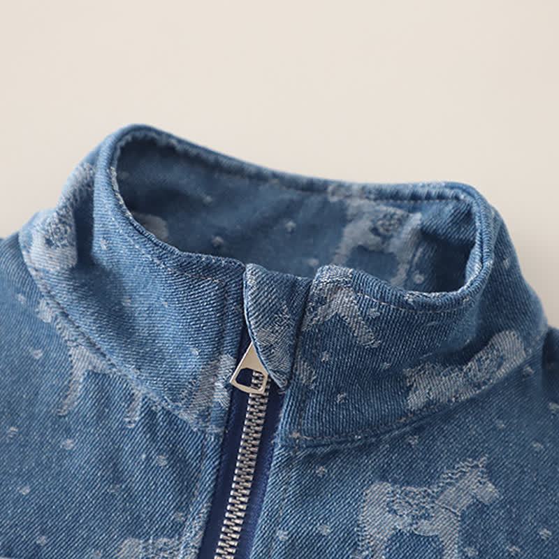 Toddler Baby Horse Denim Jacket and Pants 3-piece Set - image 5