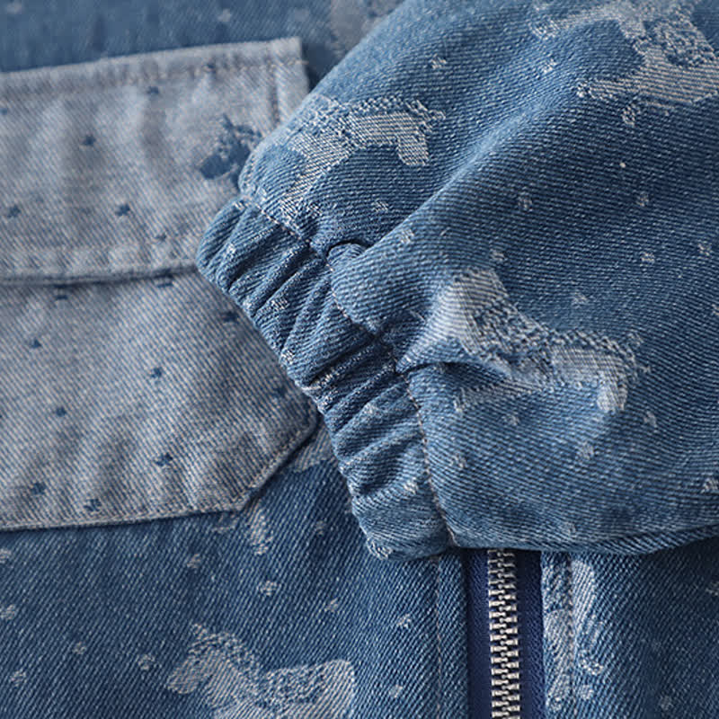 Toddler Baby Horse Denim Jacket and Pants 3-piece Set - image 7