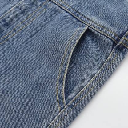 Baby Toddler Bear Pocket Denim Overalls - image 5