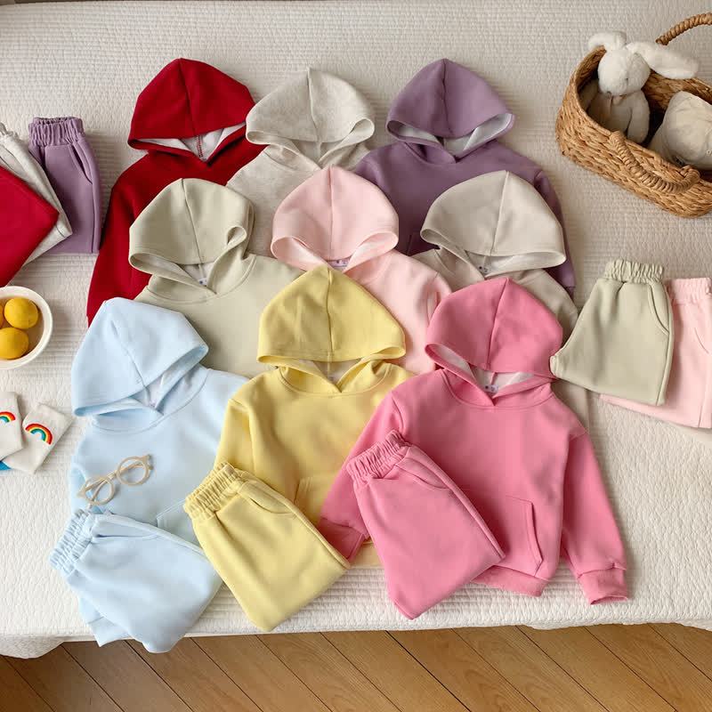 Toddler Girls Pullover Hoodie and Jogger 2-piece Set - image 1