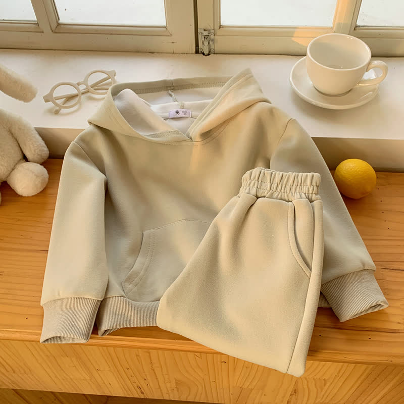 Toddler Girls Pullover Hoodie and Jogger 2-piece Set - Green - 10-11T - image 8