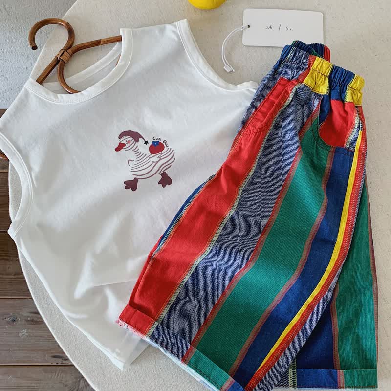 Toddler Boys Multicolor Striped Relaxed Fit Pocket Pants - image 3
