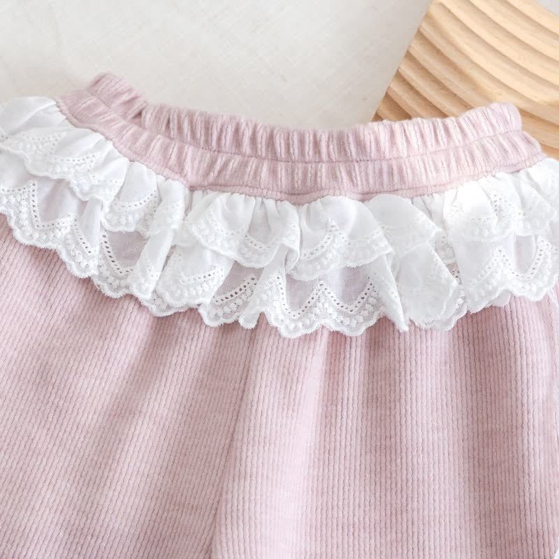 Toddler Girl Pink Bunny Ear Hoodie and Pants 2-piece Set - image 8
