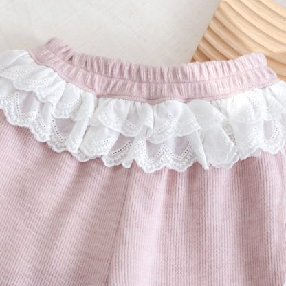 Toddler Girl Pink Bunny Ear Hoodie and Pants 2-piece Set - image 8