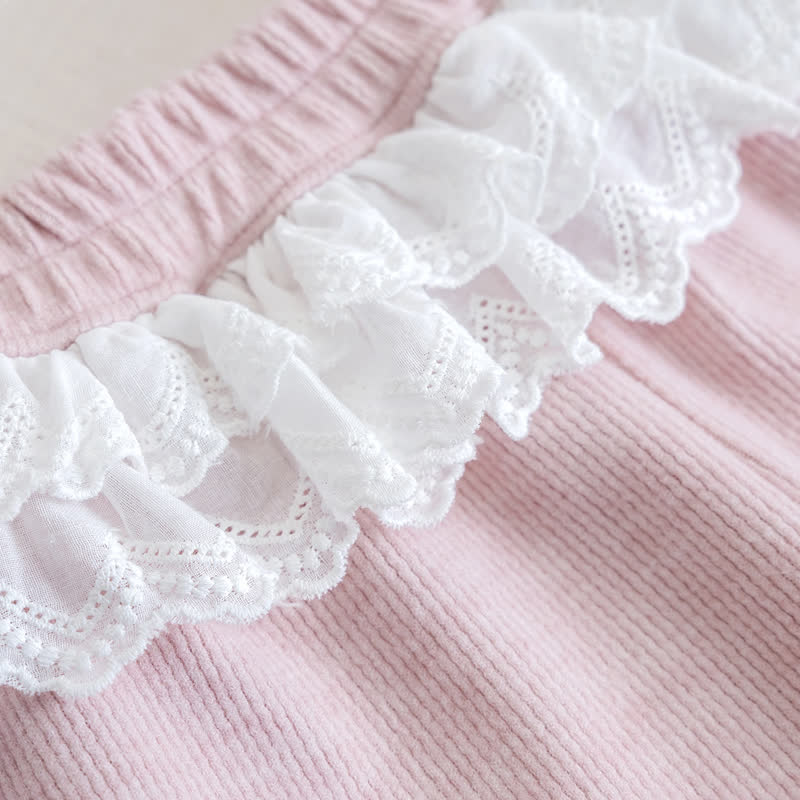 Toddler Girl Pink Bunny Ear Hoodie and Pants 2-piece Set - image 9