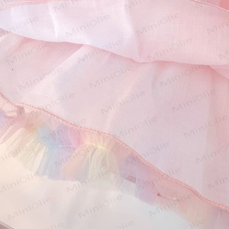 Baby Pink Bow Tulle Dress - image 7