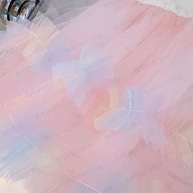 Baby Pink Bow Tulle Dress - image 6