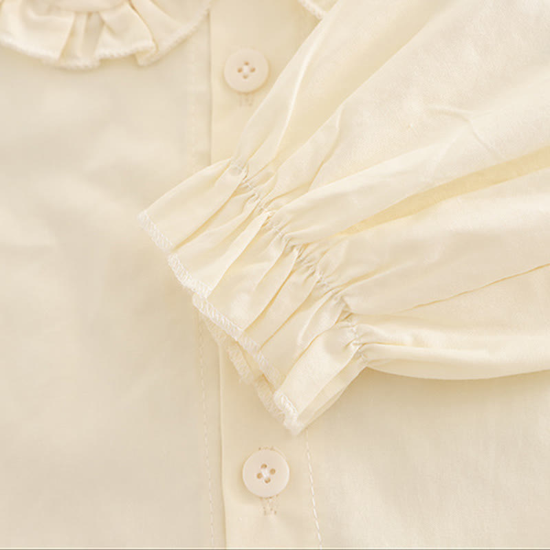 Baby Toddler Girls Carrot Ruffle Collar 3-piece Set - image 12