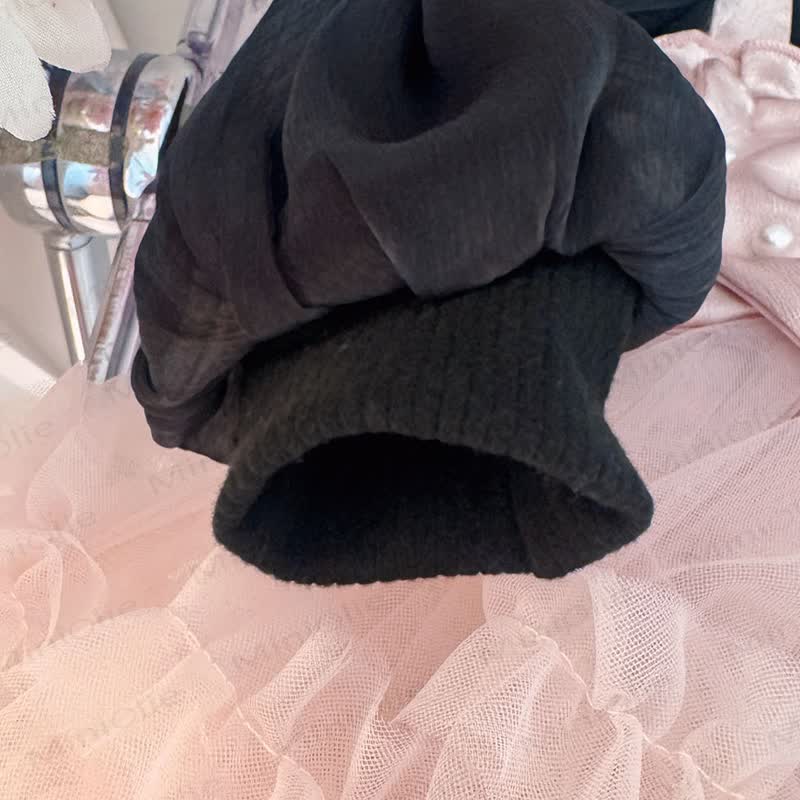 Baby Girl Pearl Bow Tulle Dress - image 9