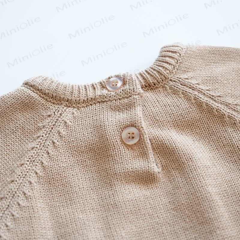 Baby Mushroom Knit Romper - image 6