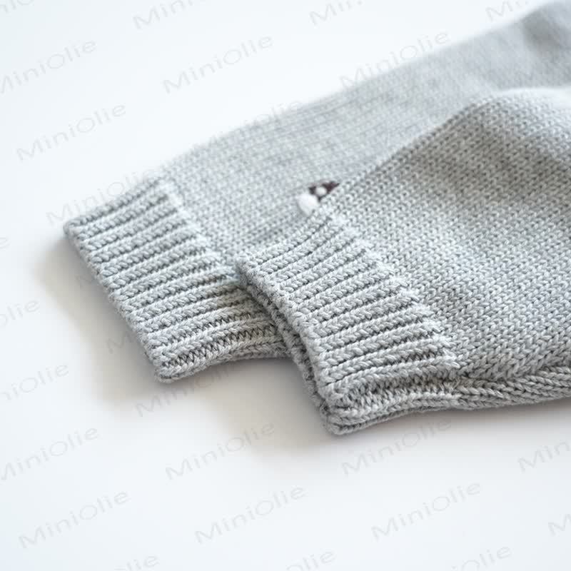Baby Mushroom Knit Romper - image 15