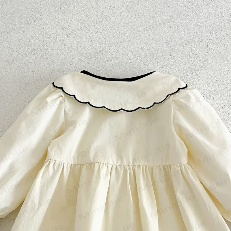 Baby Toddler Bow Long Sleeve Dress - image 9