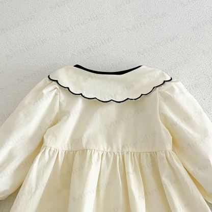 Baby Toddler Bow Long Sleeve Dress - image 9