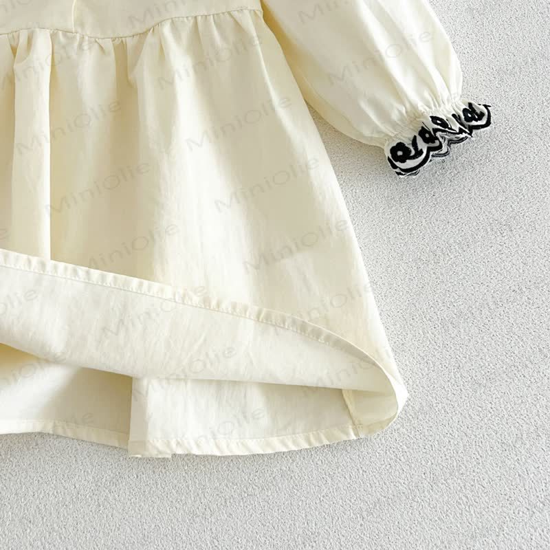 Baby Toddler Bow Long Sleeve Dress - image 11