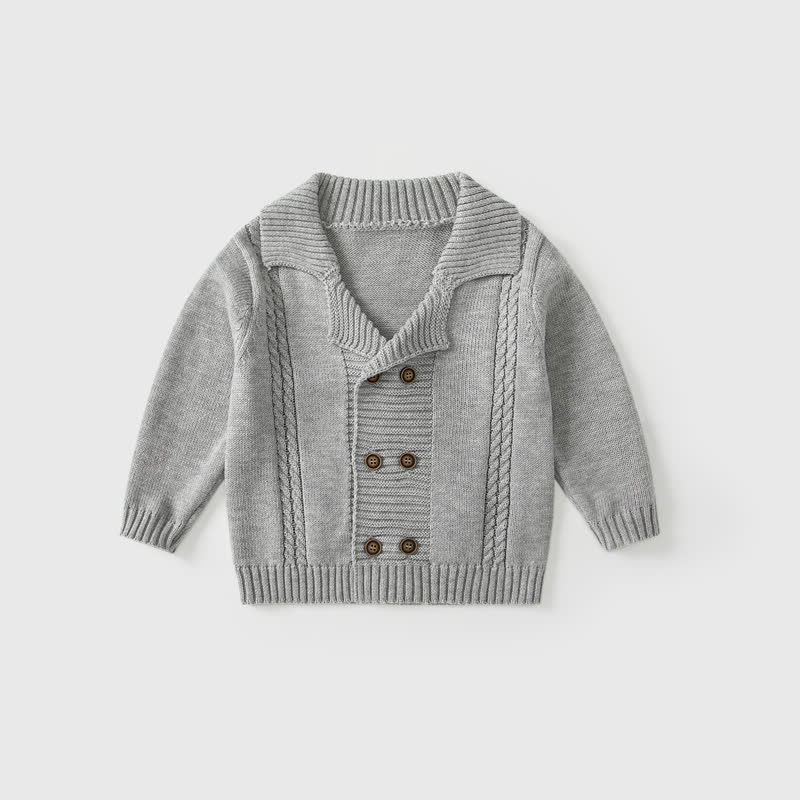 Baby Toddler Boys Shirt and Pants Set or Gentleman Cardigan - Gray - 3-4T - image 4