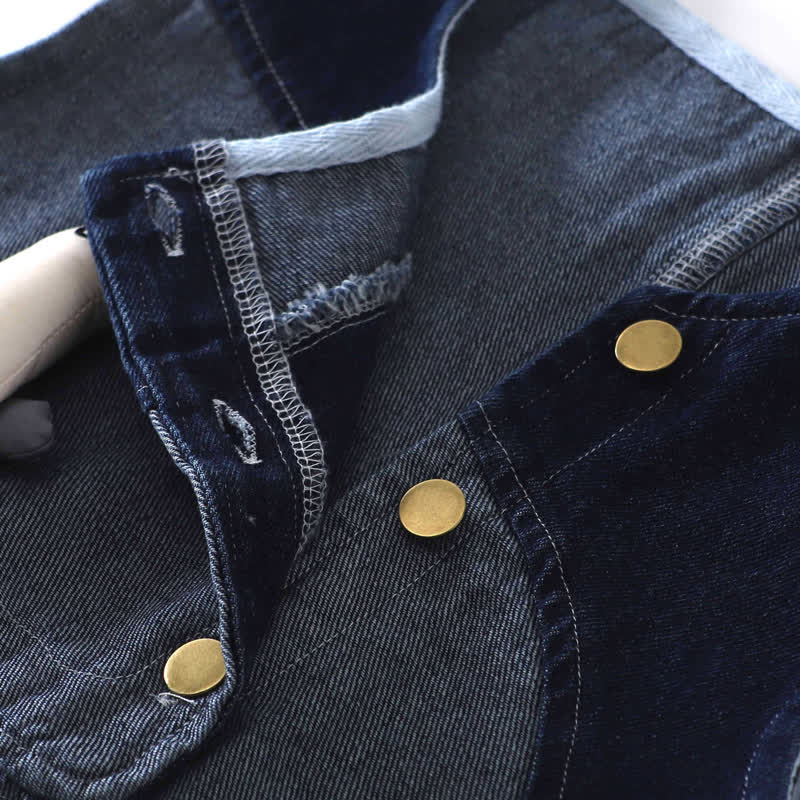 Baby Toddler Goose Shirt and Denim Layered 3-piece Set - image 5