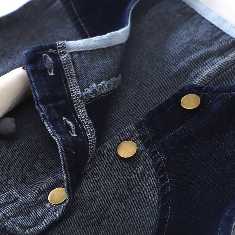 Baby Toddler Goose Shirt and Denim Layered 3-piece Set - image 5