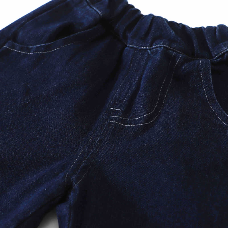 Baby Toddler Goose Shirt and Denim Layered 3-piece Set - image 7