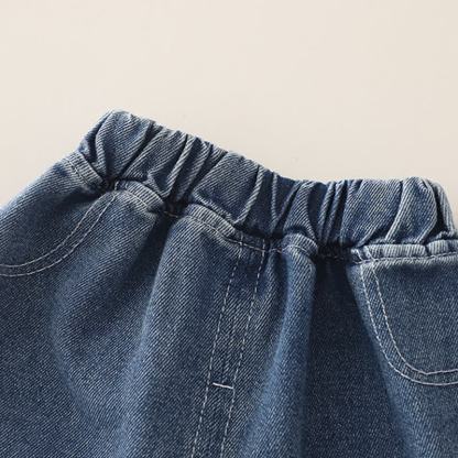 Toddler Girl Big Bow Sweatshirt and Denim Pants 2-piece Set - image 10