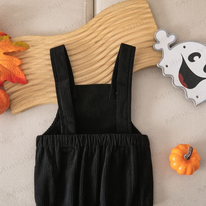 BOO Baby Halloween Corduroy Suspender Bodysuit - image 17