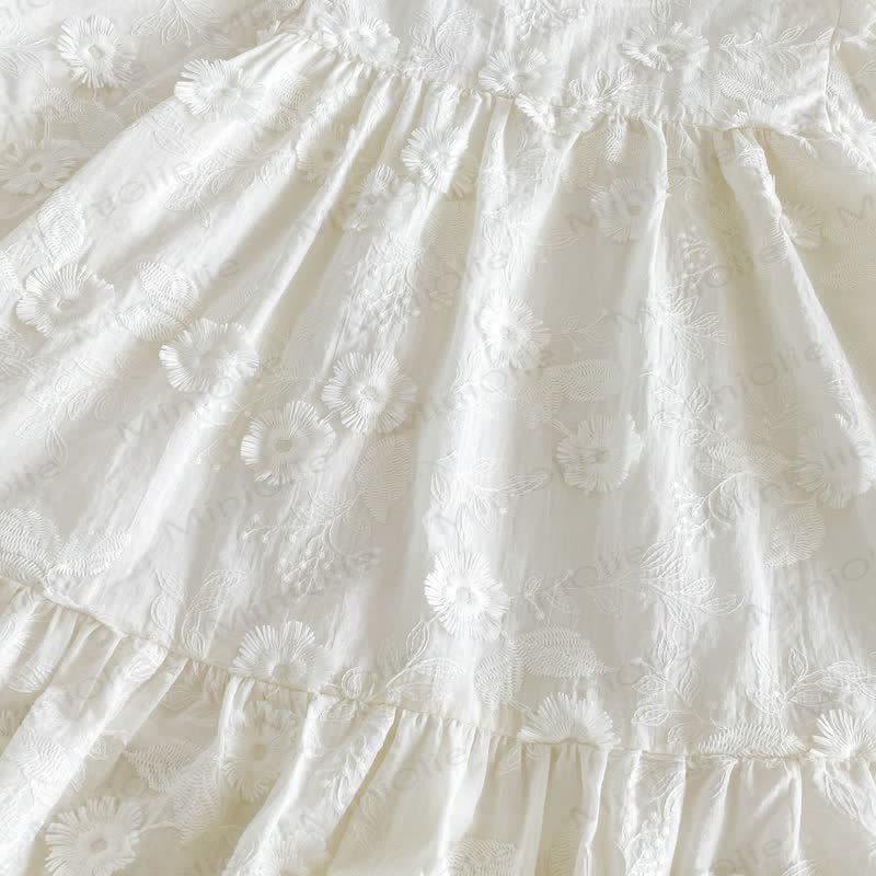 Baby Girl Flower Ruffle Dress - image 7