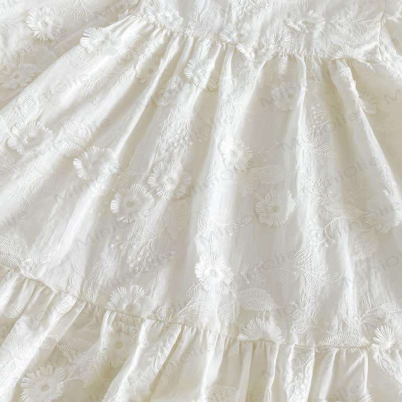 Baby Girl Flower Ruffle Dress - image 7