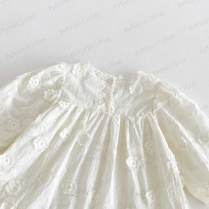 Baby Girl Flower Ruffle Dress - image 3