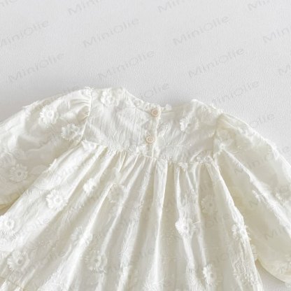 Baby Girl Flower Ruffle Dress - image 3