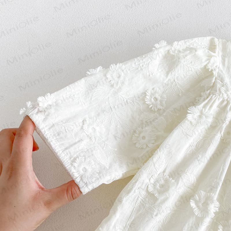 Baby Girl Flower Ruffle Dress - image 6
