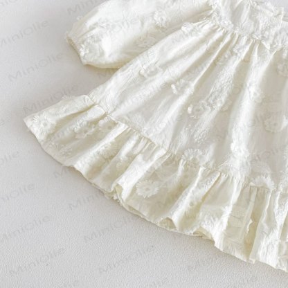 Baby Girl Flower Ruffle Dress - image 8