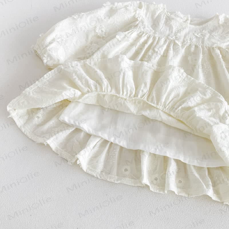 Baby Girl Flower Ruffle Dress - image 9