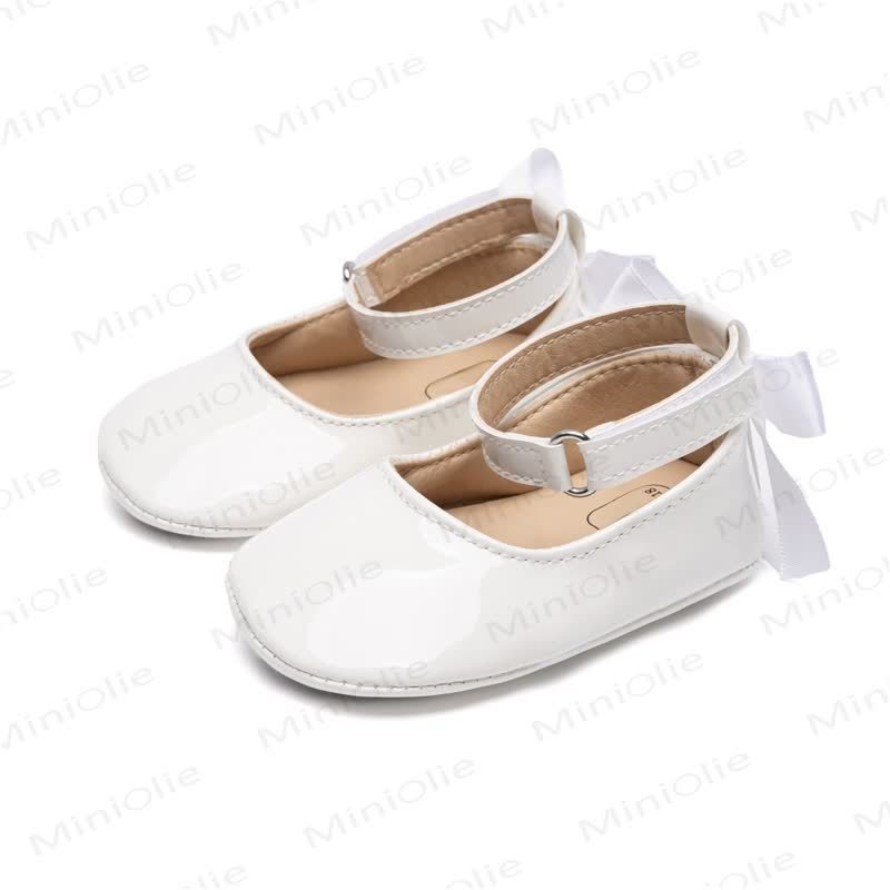 Baby First Walker Mary Jane Dress Shoes - White - 12-18M - image 19