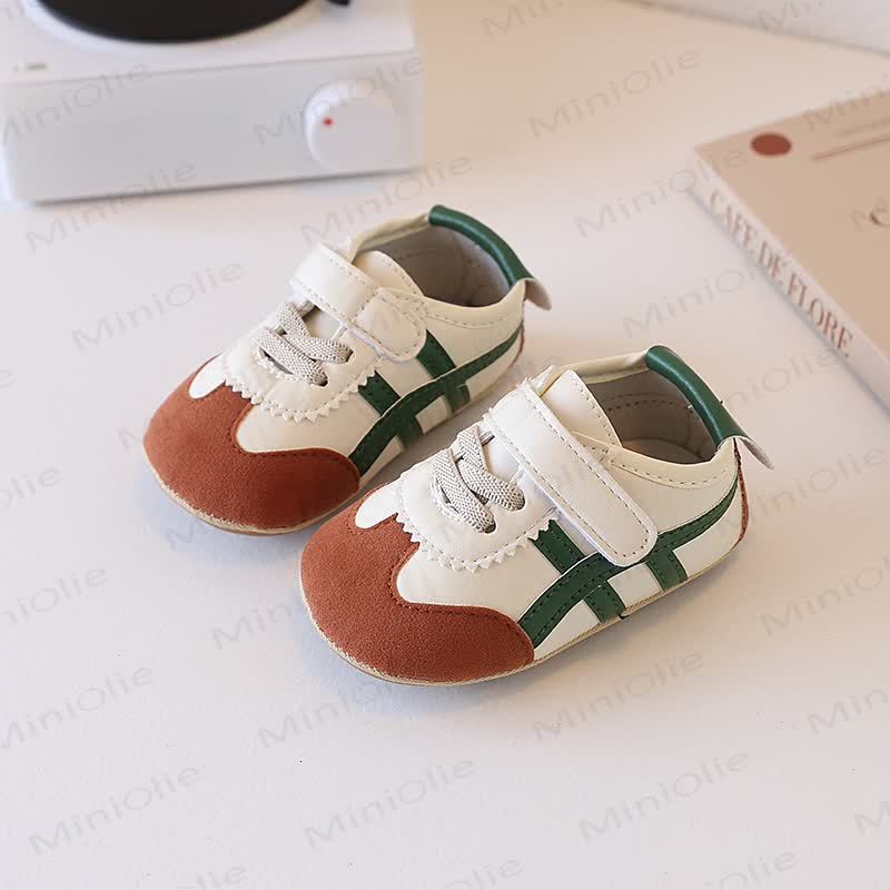 Baby First Walker Colorblock Shoes - Green - 12-18M - image 9