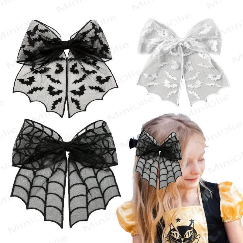1PC Baby Halloween Mesh Hair Clip - image 1