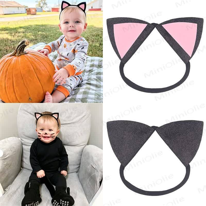 Baby Halloween Cat Headband - image 1