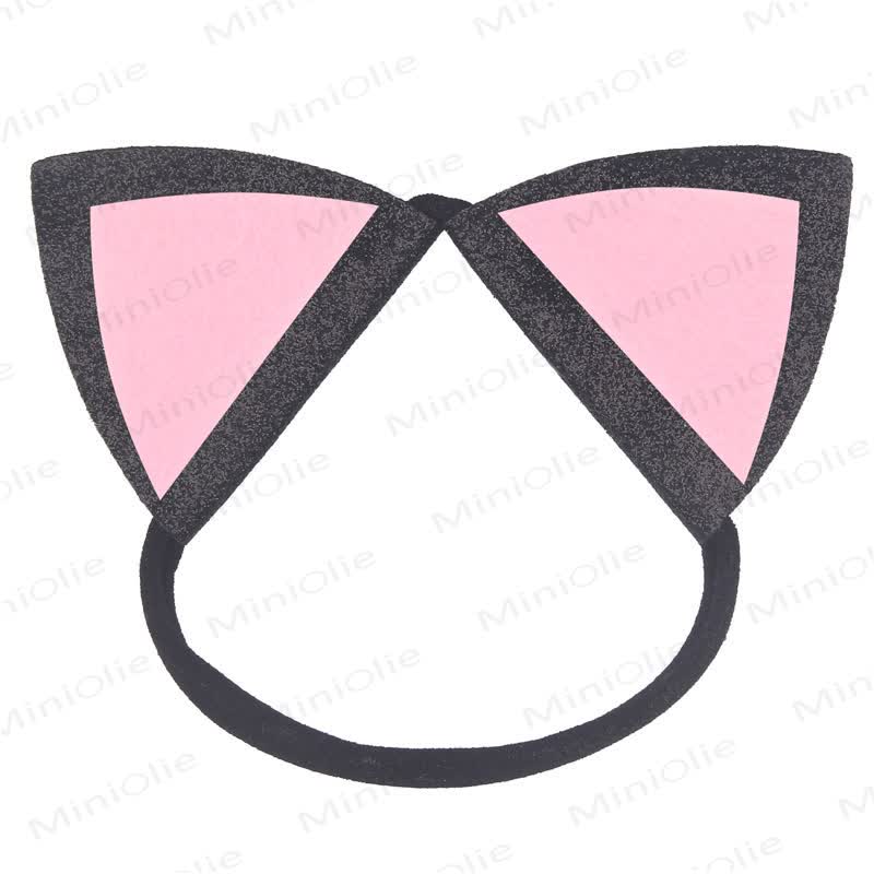 Baby Halloween Cat Headband - Pink - image 3