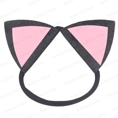 Baby Halloween Cat Headband - Pink - image 3