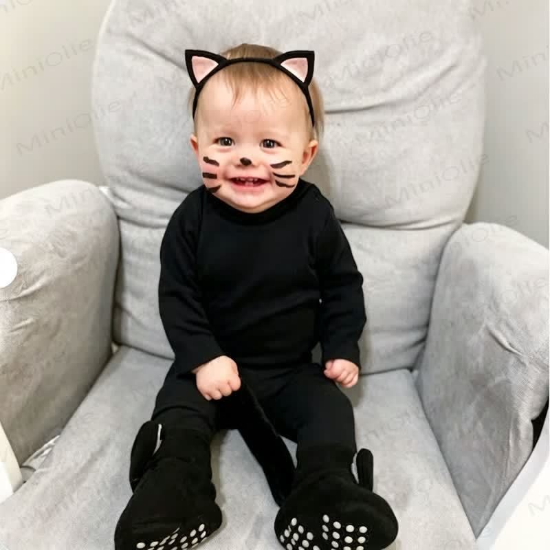 Baby Halloween Cat Headband - image 5