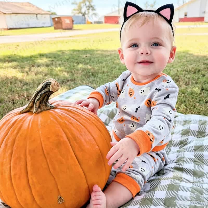 Baby Halloween Cat Headband - image 7